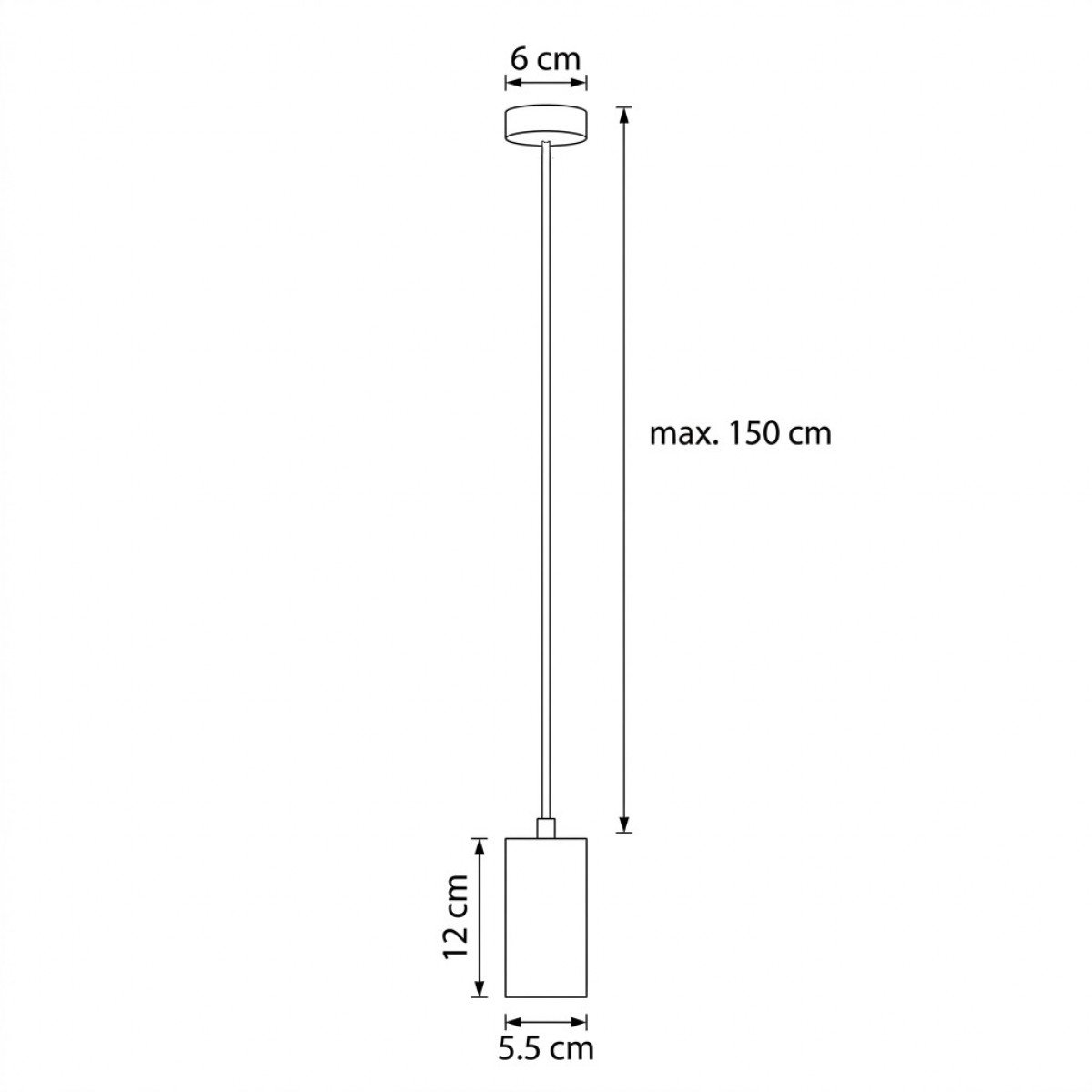 Innenlampe Luxum Pendelleuchte Gun Metal Aluminium modern