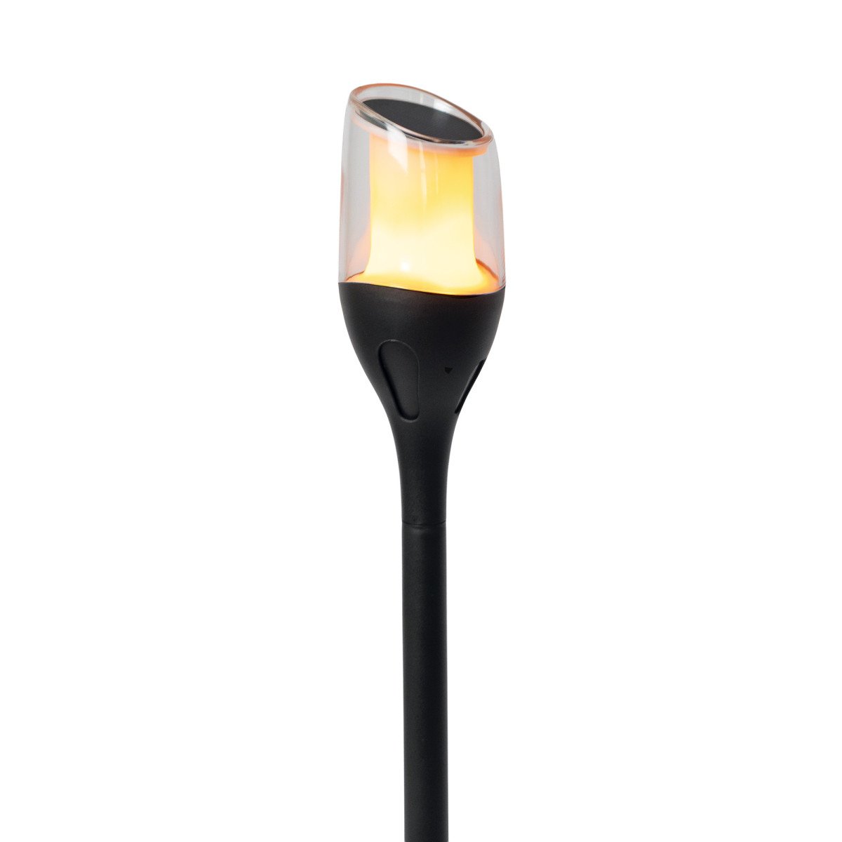 Außenleuchte Torch Solar Gartenleuchte Schwarz Modern