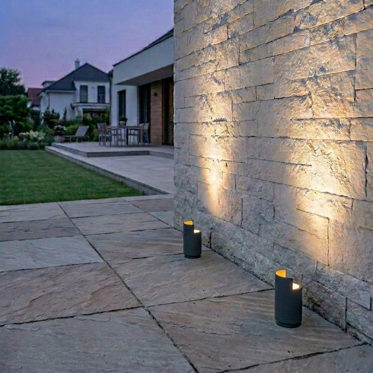 außenlampe spot on bodenspot anthrazit modern