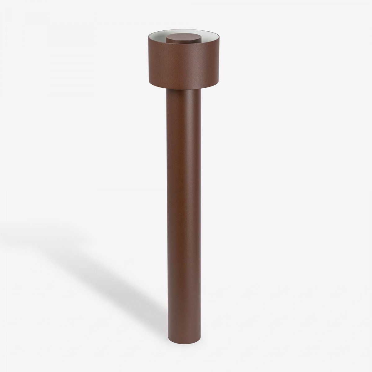 außenlampe leeds gartenlampe corten aluminium modern
