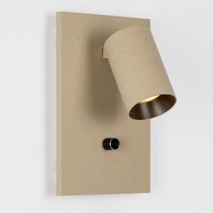 Innenleuchte Mila Bettlampe Champagner Dimmer