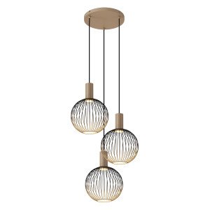 Innenbeleuchtung Ascha Pendelleuchte Schwarz Beige