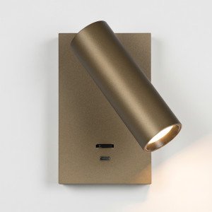 Innenbeleuchtung Elias Bettleuchte bronze ausrichtbar