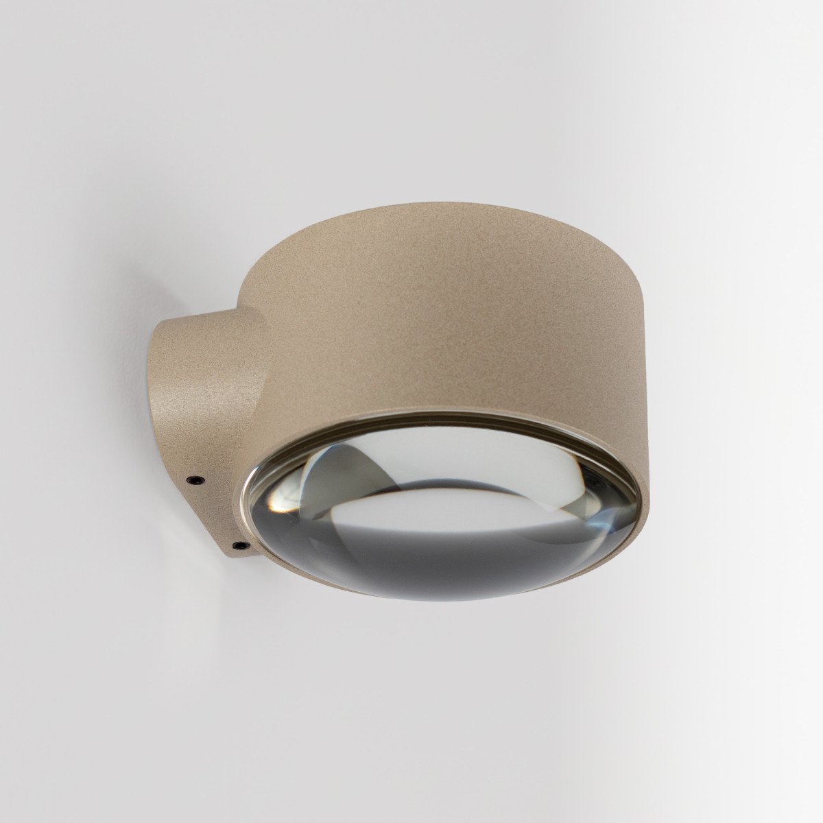 Champagnerfarbenes konvexes Glasfenster moderne Wandleuchte Downlighter