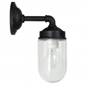 Wandleuchte Ninety Matt Schwarz