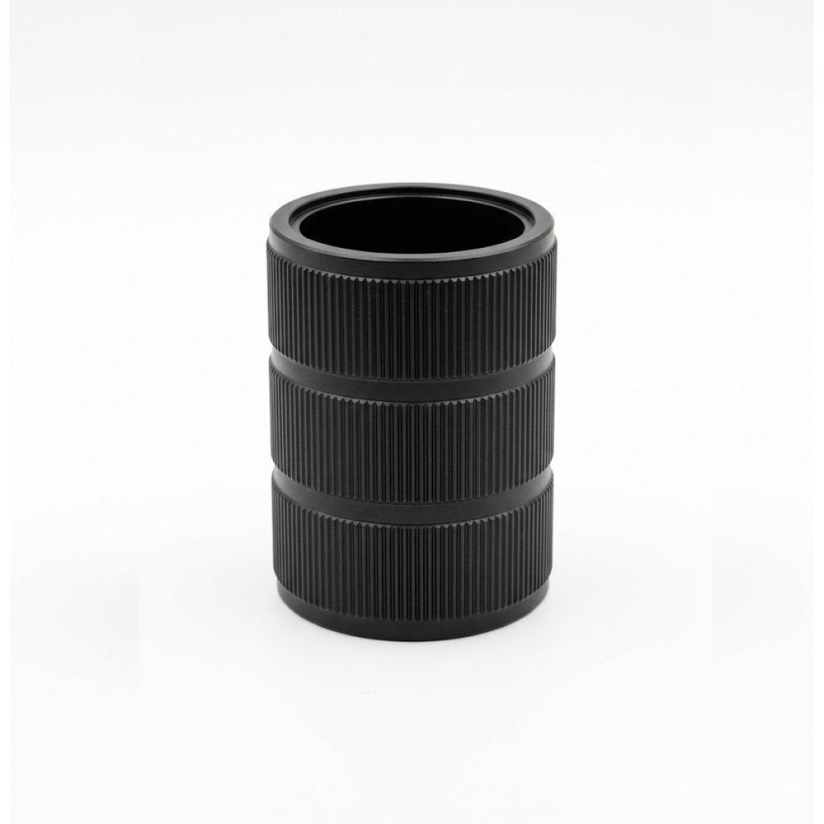 Schwarze moderne E27 Fassung 10 mm Aluminium