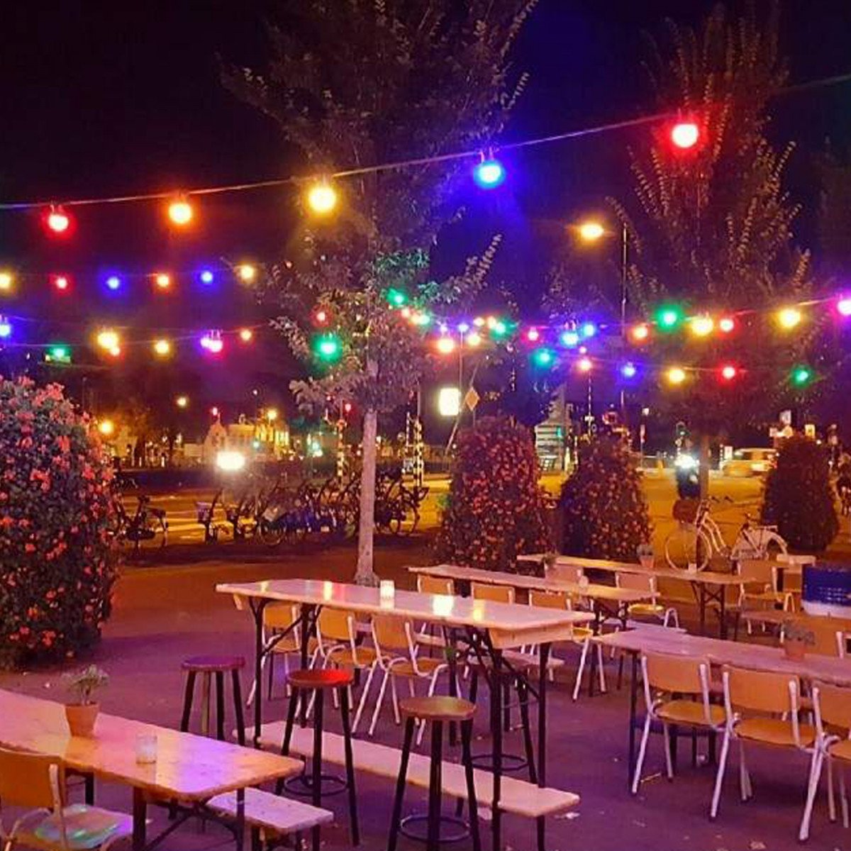 Patio 20 Innen- und Außen Lichterkette mit bunten LED's - 20 Meter 