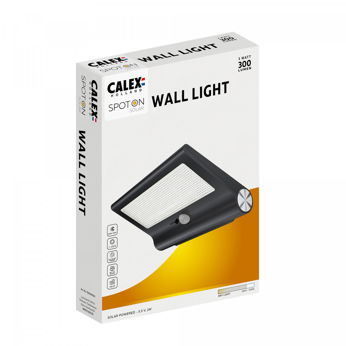Solar LED Wandleuchte 