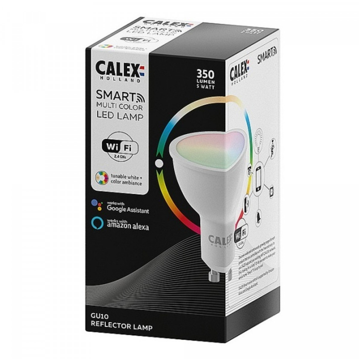 Calex Smart Reflektor LED-Spot GU10 5W 350lm 4000K-2200K