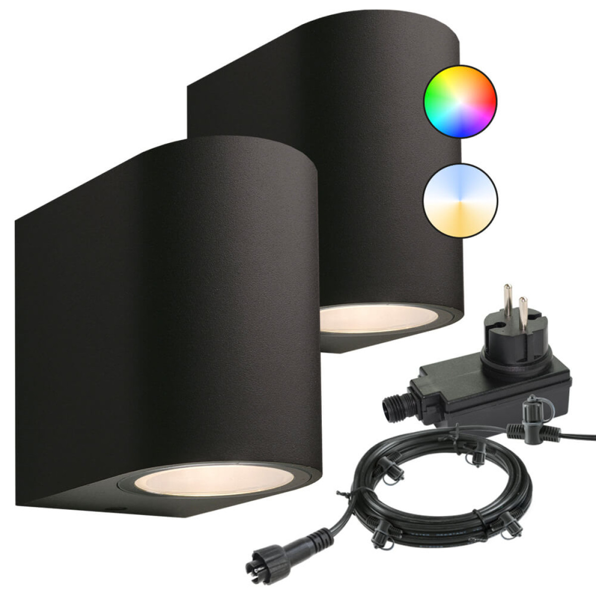 Downlighter 12 Volt Gilvus Schwarz 