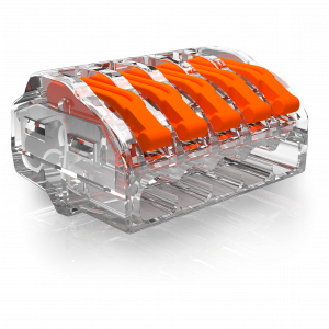 Conex transparente Universal-Schweißklemme 5-fach (Karton mit 12 Stück)