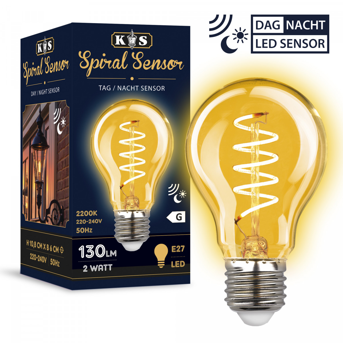 LED-Lichtquelle inkl. Tag/Nacht-Sensor (5897 LED) - KS Illumination - Lose Sensoren und Bewegungsmelder