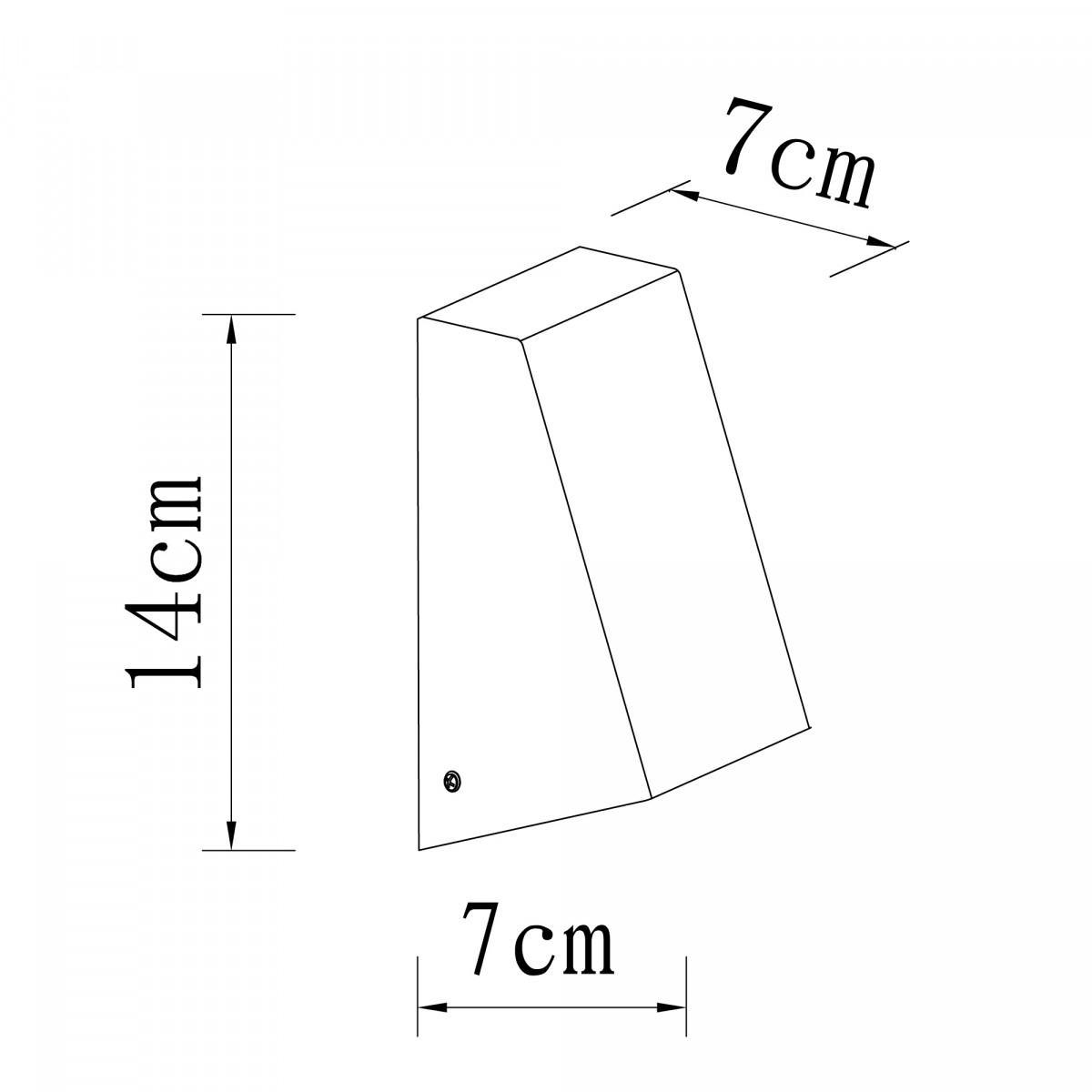 Downlighter S Edelstahl GU10