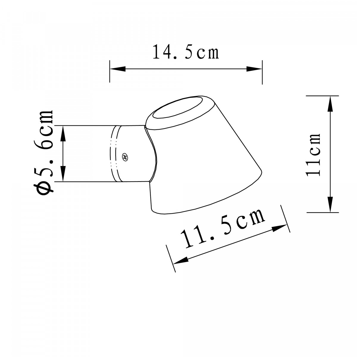 Vita Cup Hochglanz-Schwarz