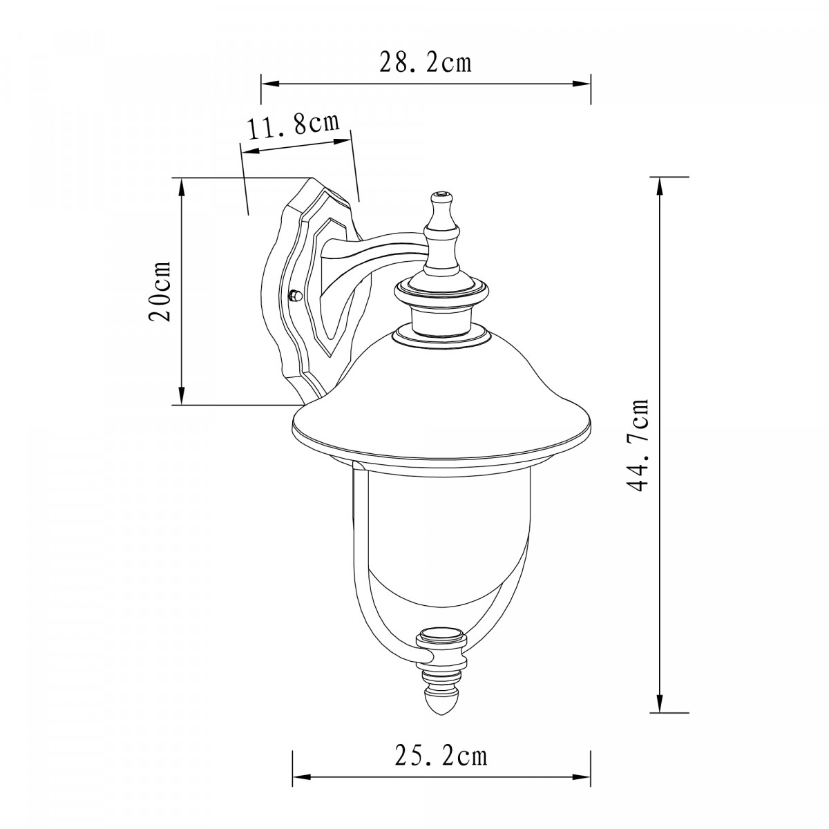 Italienischen Design Wandlampe