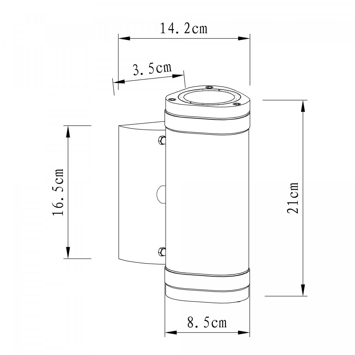 Ambient Up & Down galvanisierter Stahl 