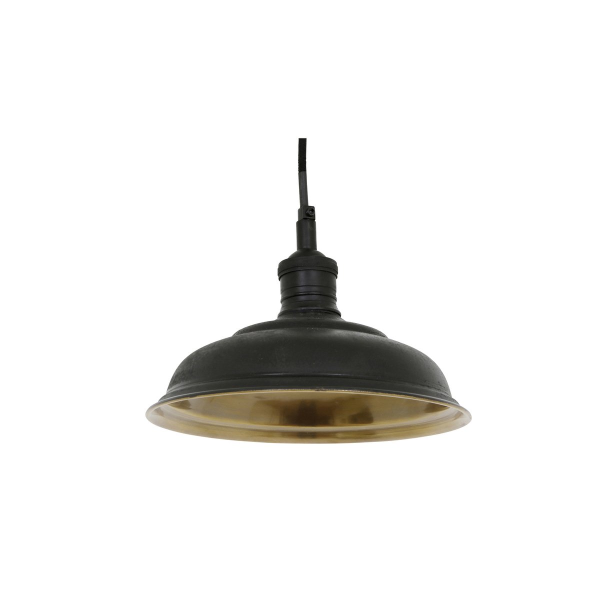 Industrielle-Vintage Ducasse S Hängelampe Antik Schwarz