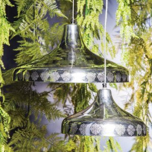 Alu Shiny Flat S Hängeleuchte Silber Aluminium Ø22 cm E27 Innenbeleuchtung Alu Shiny Flat S Hängeleuchte Silber Aluminium Ø22 cm E27 Innenbeleuchtung