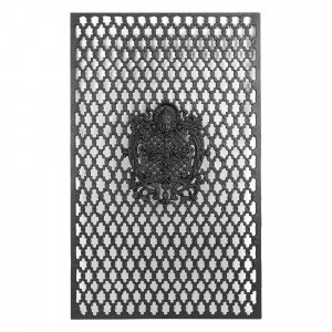 Türgitter H:109.5 x B:68 Engel Ornament R 457 B aus Aluminiumguss von KS Beleuchtung 