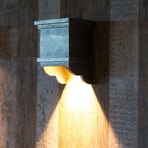Wandleuchte Borgo Onda Rau Aluminium Wandleuchte Borgo Onda Rau Aluminium