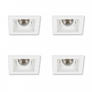 Axl Square Einbauspot weiß 