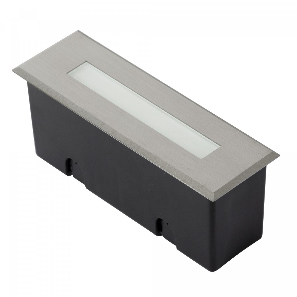 Wandeinbauleuchte Element 2 XS ais Edelstahl mit eingebauter LED für Innen und Außen. 
