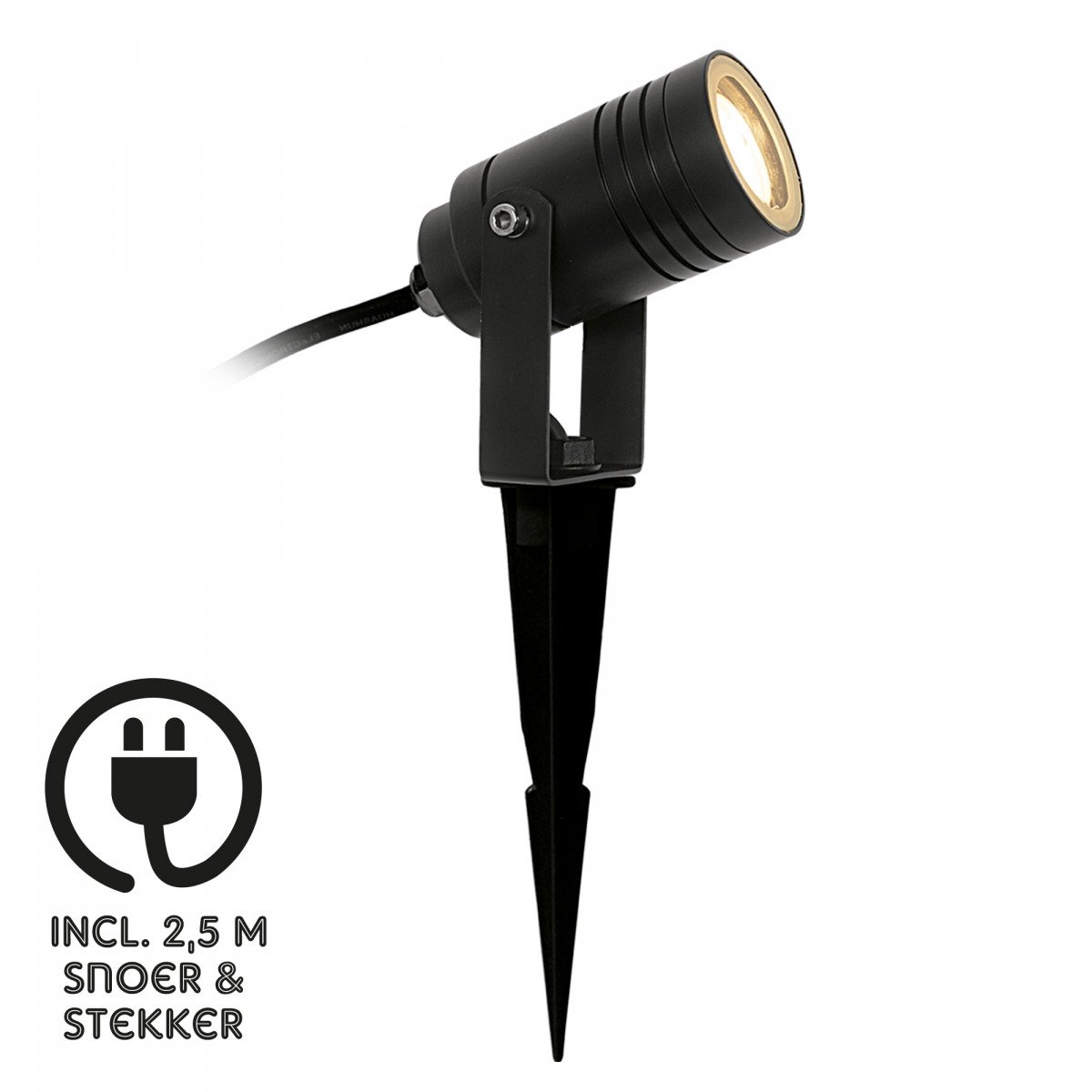 Beamy S Schwarz 3x Set mit Tag / Nacht Sensor von KS Beleuchtung 
