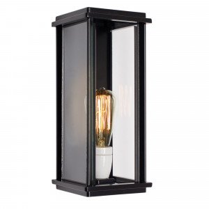 Flache Wandlampe Capital L Schwarz Flache Wandlampe Capital L Schwarz