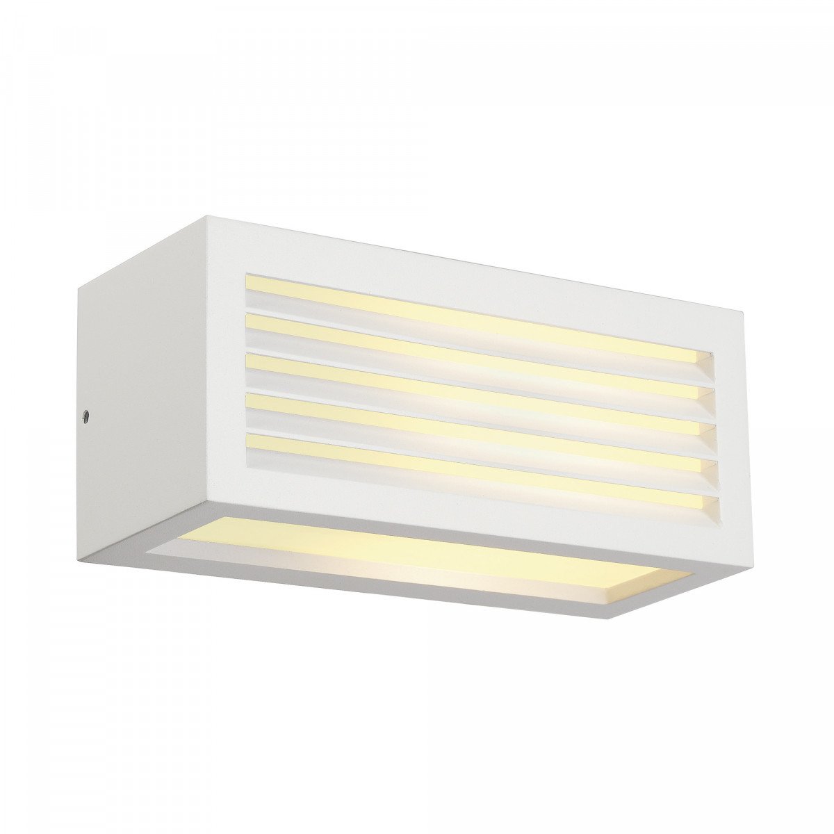 Außenlampe Box-l E27 Weiß 1xe27