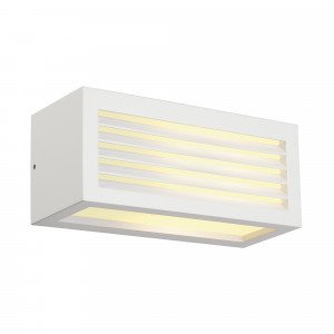 Außenlampe Box-l E27 Weiß 1xe27