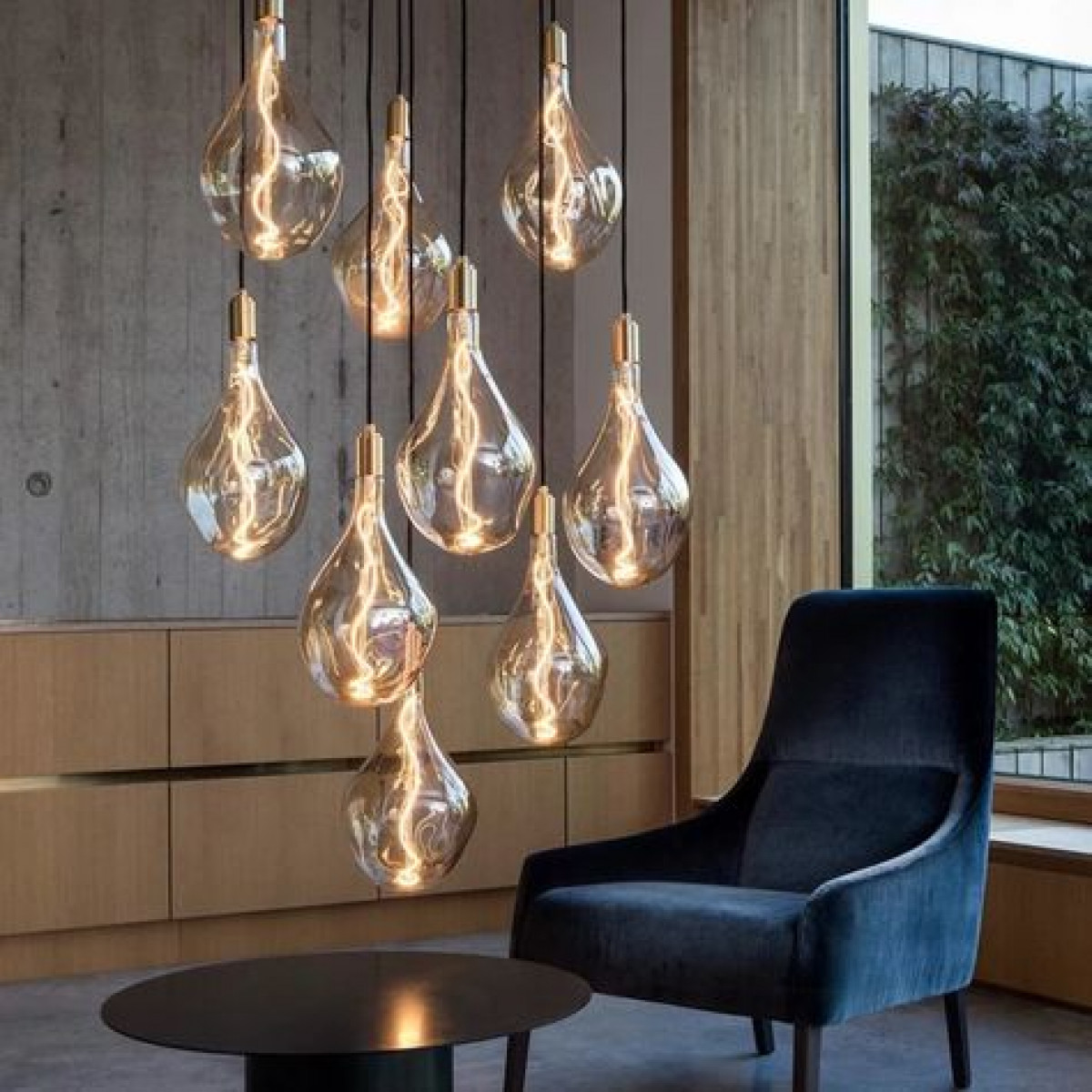 XXL Design LED Glühbirne Organic- Stilvolle und dimmbare Lampe