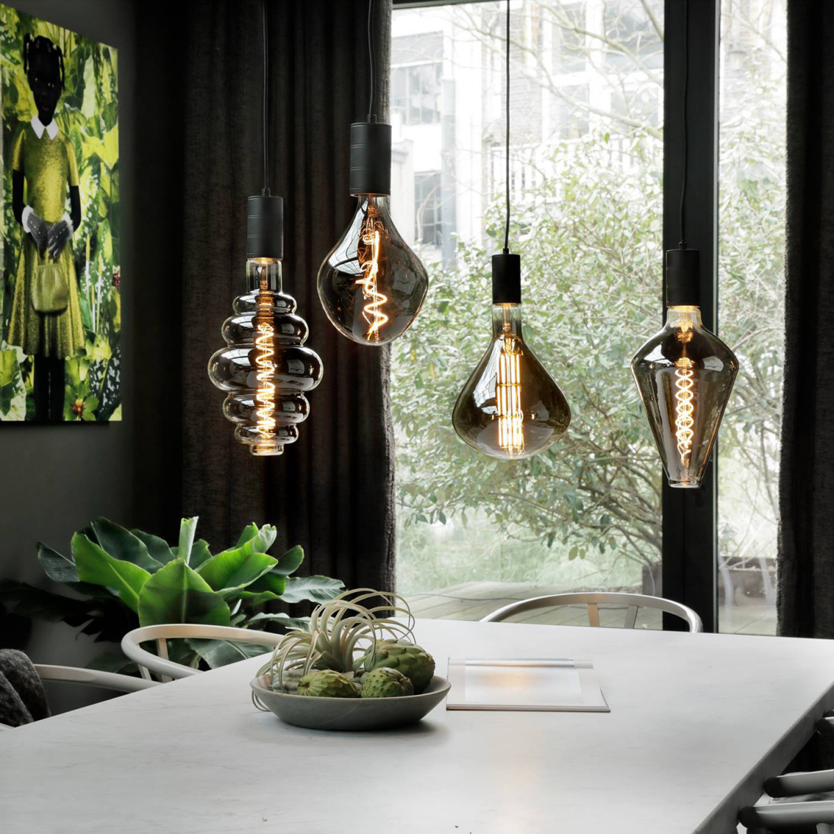 XXL Design LED Glühbirne Alicente - Stilvolle und dimmbare Lampe