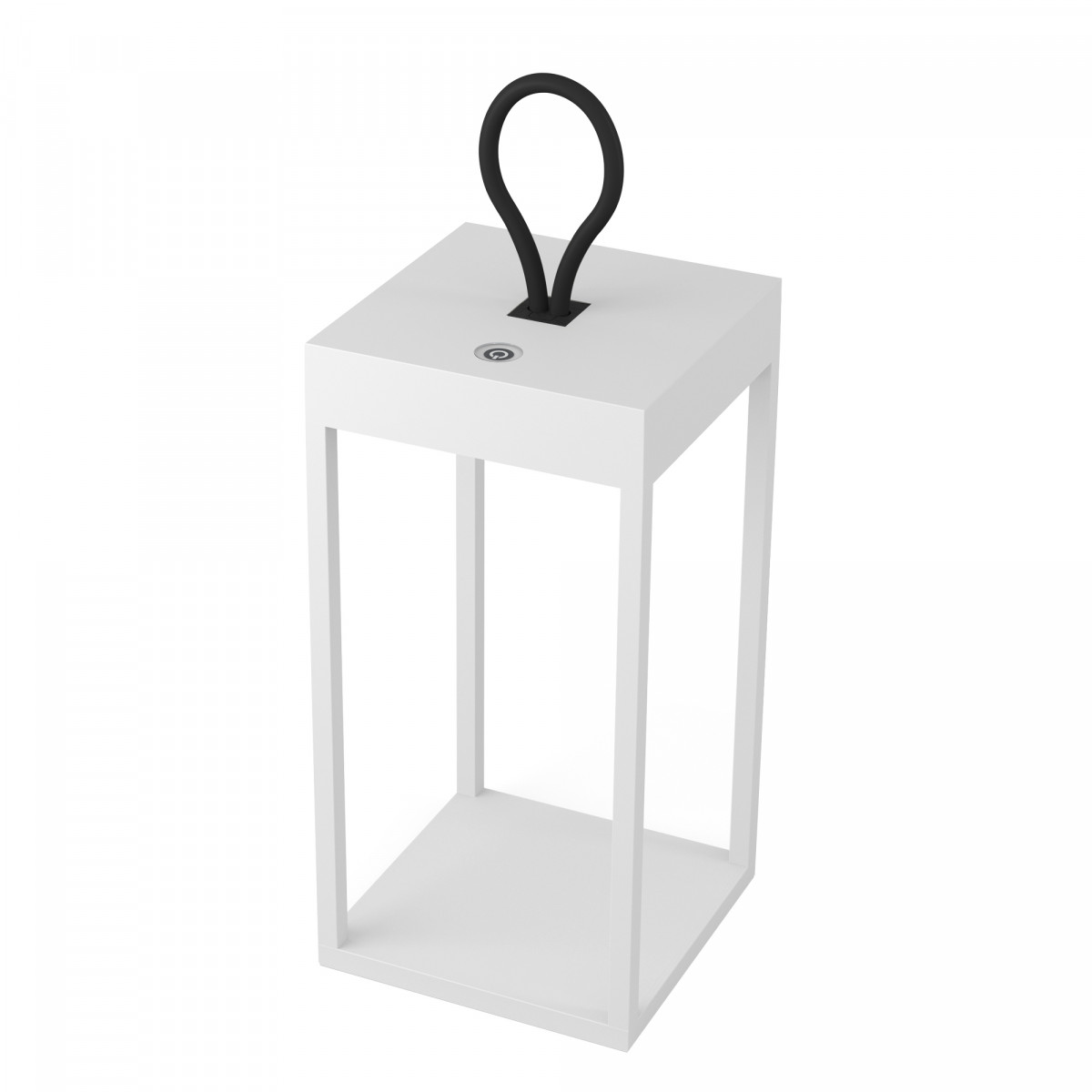 Carlo Touch Windlicht wiederaufladbar Weiss mit USB