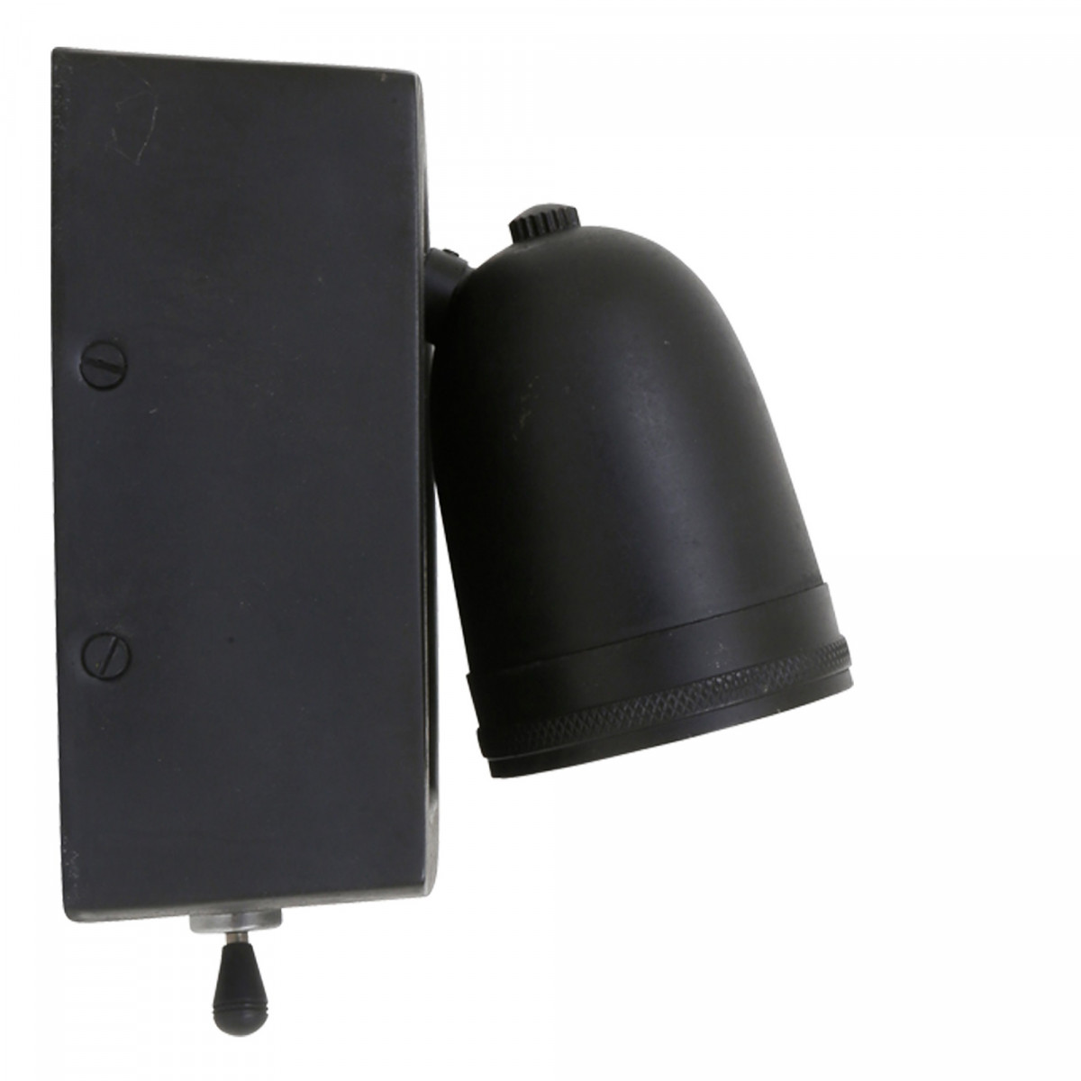 Wandleuchte Otis Antik-Schwarz für Innen - Industrial Stil