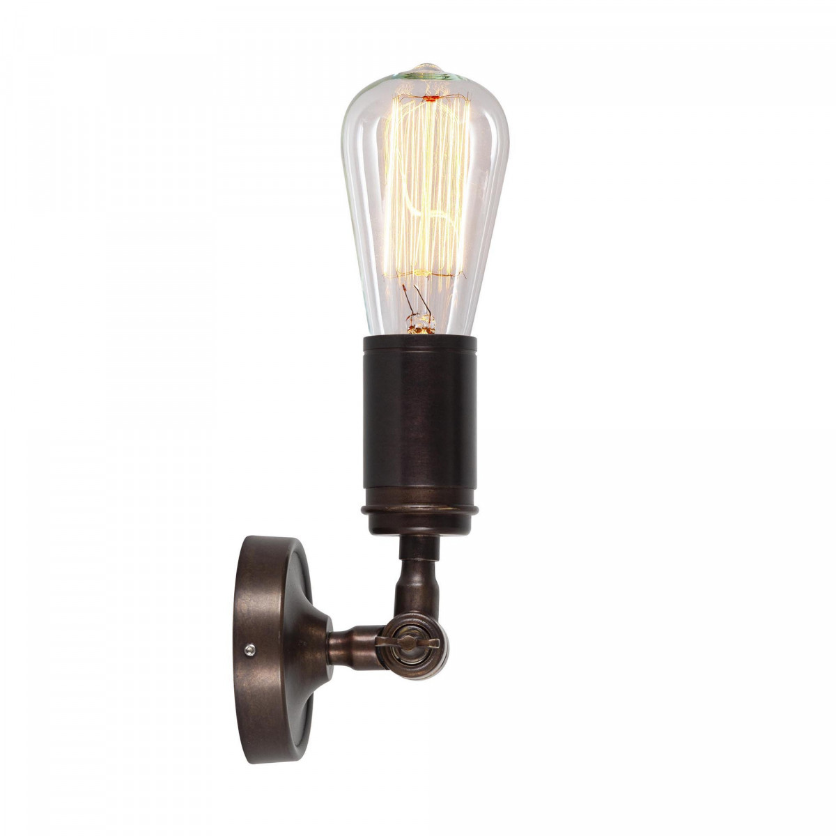 Emeli Wandlampe Antike Bronze 