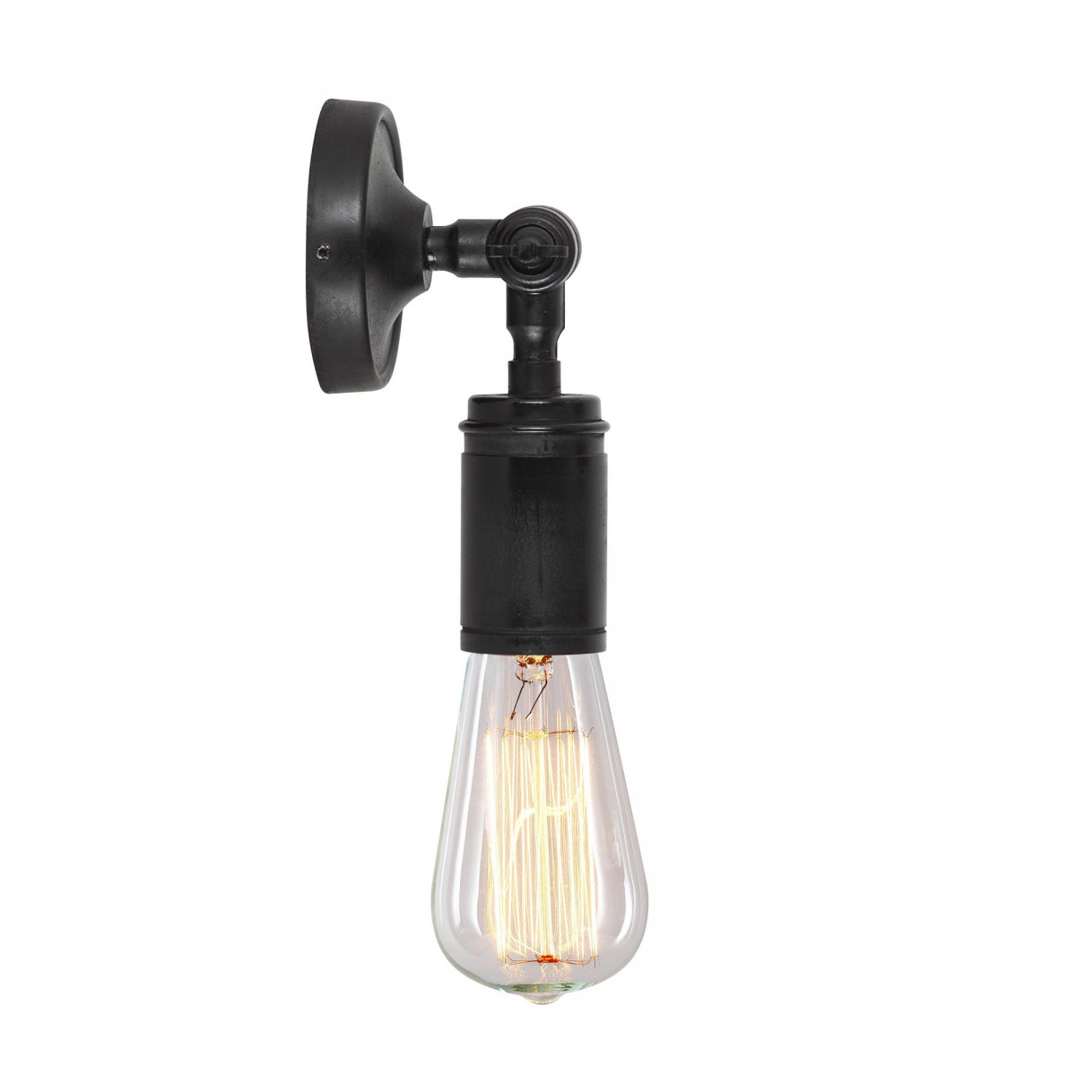 Emeli Wandlampe Antike schwarz 