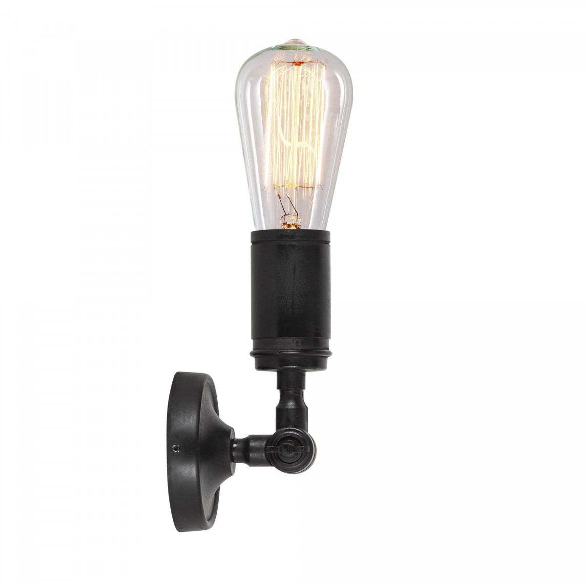 Emeli Wandlampe Antike schwarz 
