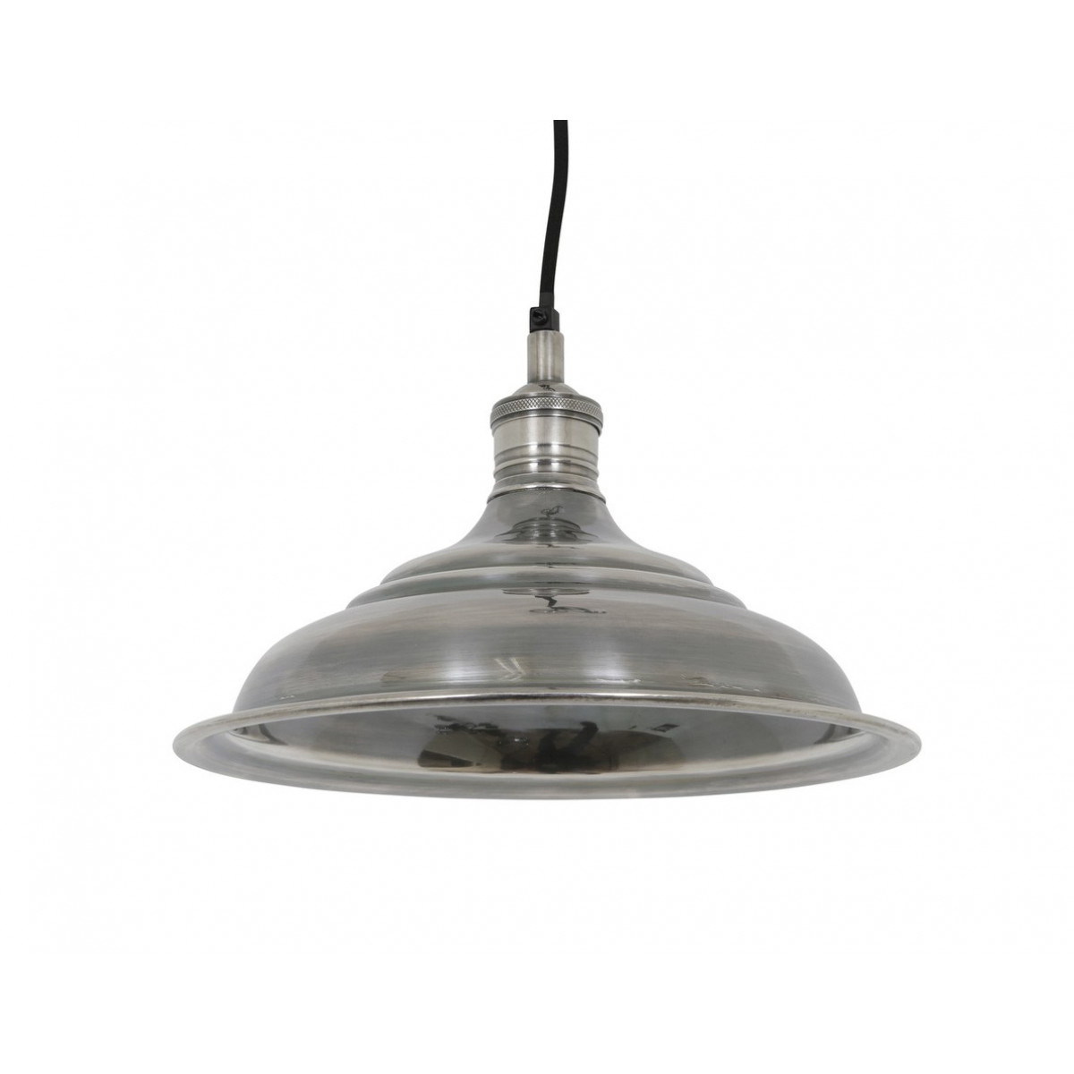 Industrielle-Vintage Ducasse M Hängelampe Antik Silber