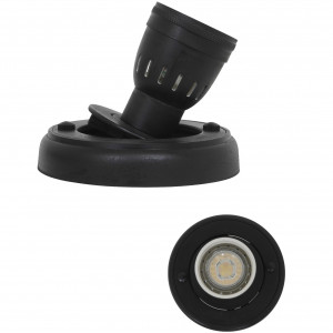 Vintage Deckenspot Troy Schwarz