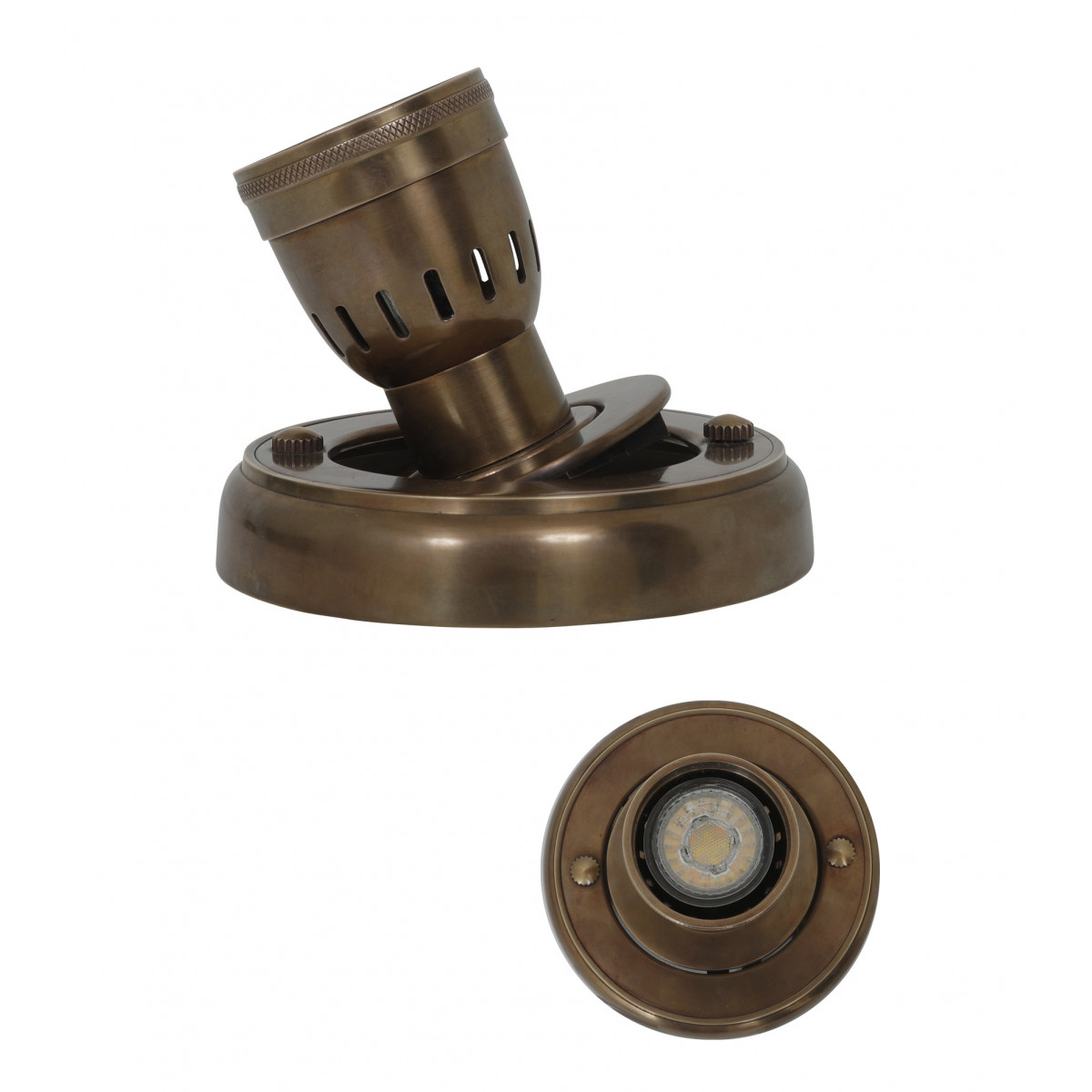 Deckenspot Troy Vintage Bronze