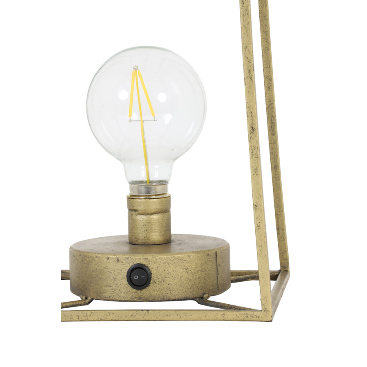 Tischlampe Fauve Antik Bronze mit LED