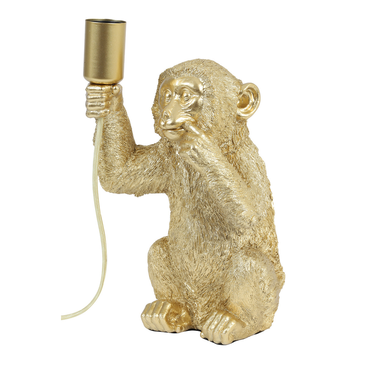 Monkey Tischlampe Gold