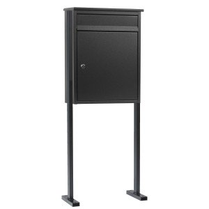 Standbriefkasten B29 XXL Edelstahl mit Rahmen