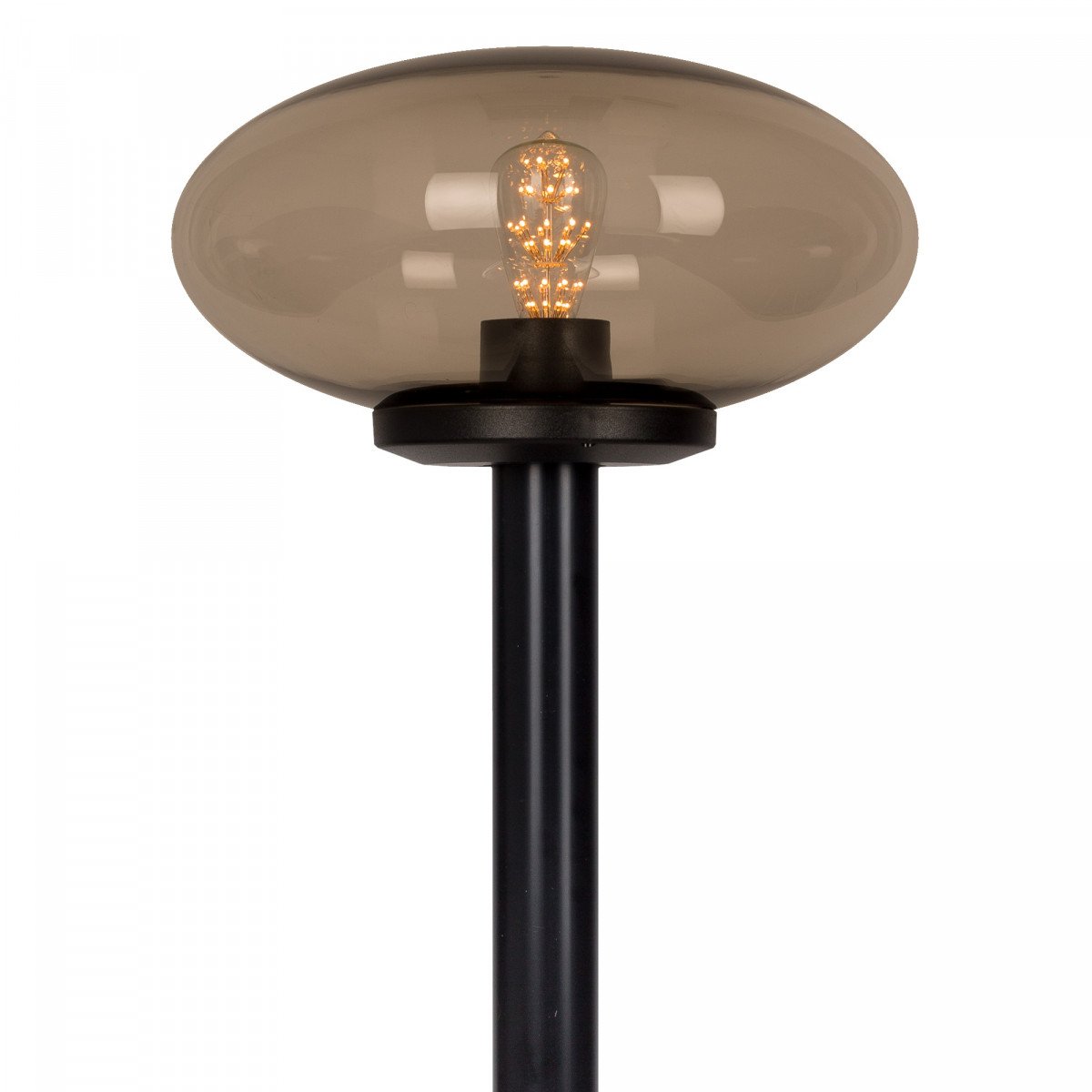 Gartenlampe Globe 50E Rauch mit ovaler Kugel 