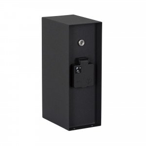 Charge Sensor Steckdose für Außen Schwarz 