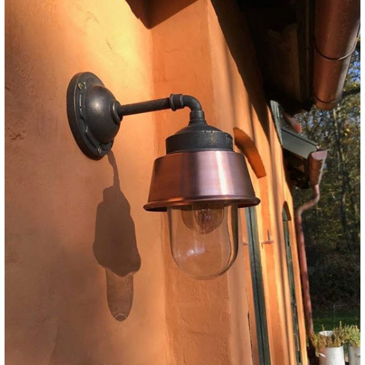 Wandlampe Kostas 90 Bronze/Kupfer