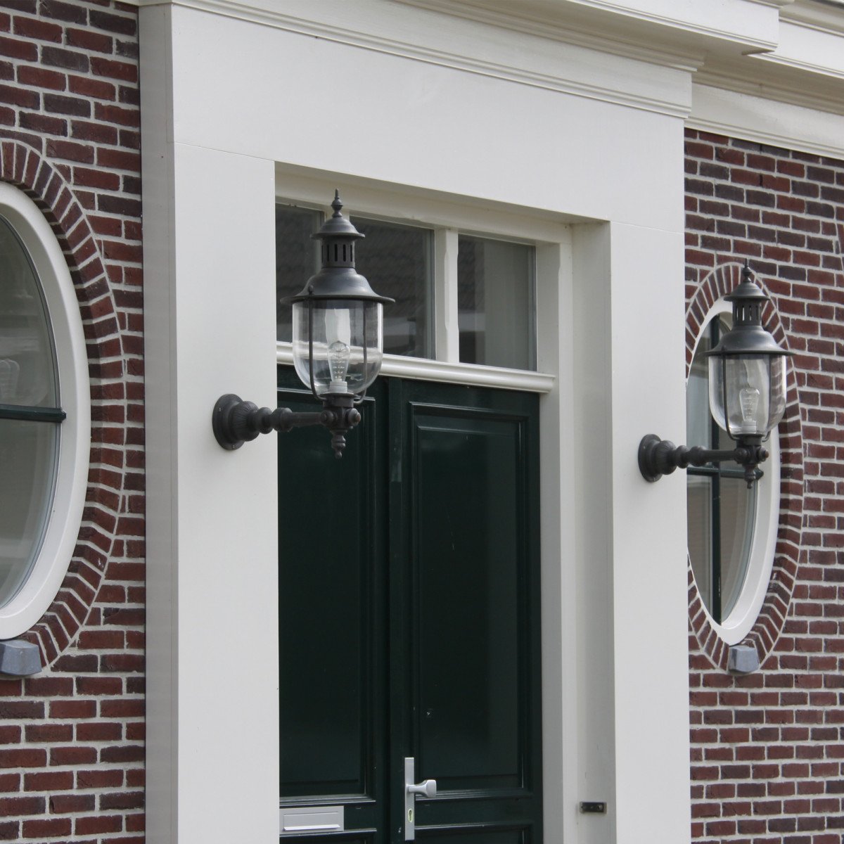 Außenlampe Lindau Wandleuchte Schwarz Aluminium Modern