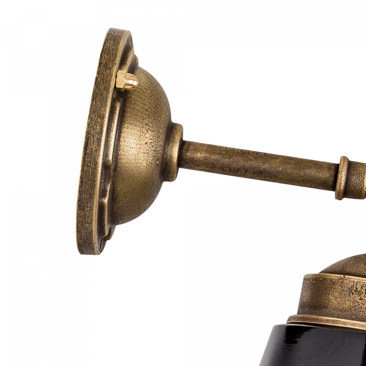 Wandlampe Kostas 90 Bronze/Schwarz