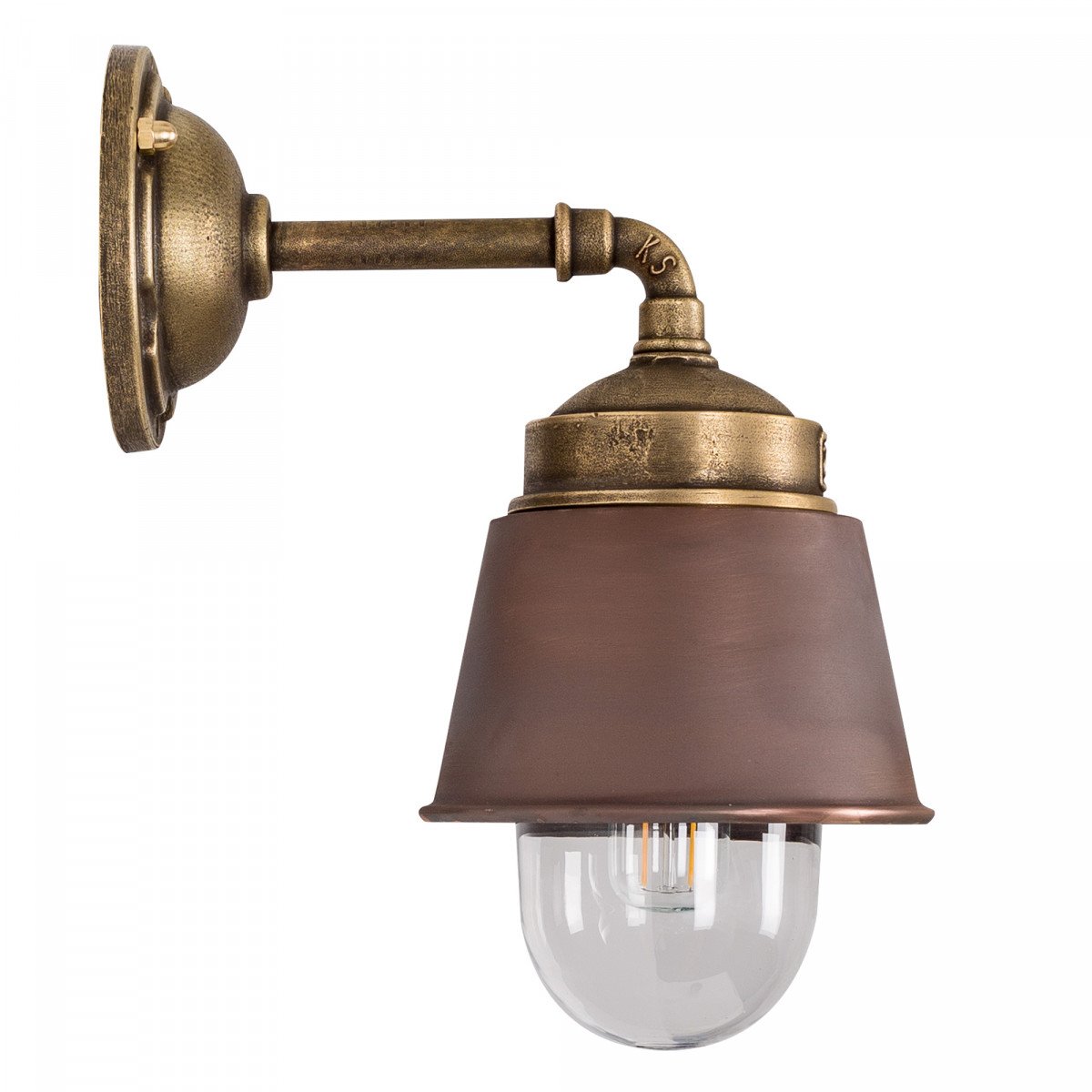 Wandlampe Kostas 90 Bronze/Kupfer