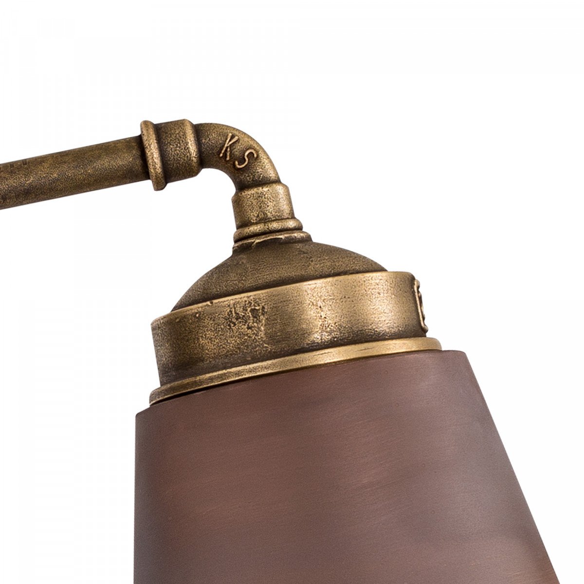 Wandlampe Kostas 90 Bronze/Kupfer